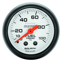 Thumbnail for Autometer Phantom 52mm 100 PSI Mechanical Fuel Pressure Gauge