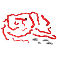 Thumbnail for HPS Red Reinforced Silicone Radiator + Heater Hose Kit Coolant for BMW 04-05 530i E60 Left Hand Drive