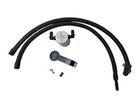 Thumbnail for J&L 2020-2024 Ford Explorer 2.3L EcoBoost Driver Side Oil Separator 3.0 - Clear Anodized