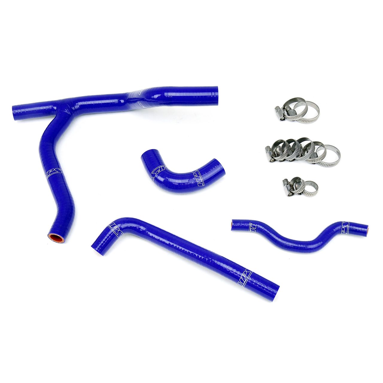 HPS Blue Reinforced Silicone Radiator Hose Kit Coolant for Kawasaki 06-08 KX250F
