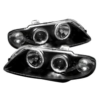 Thumbnail for Spyder Pontiac GTO 04-06 Projector Headlights LED Halo LED Black High H1 Low H1 PRO-YD-PGTO04-HL-BK
