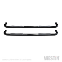 Thumbnail for Westin 2019 Chevrolet Silverado/Sierra 1500 Crew Cab E-Series 3 Nerf Step Bars - Black