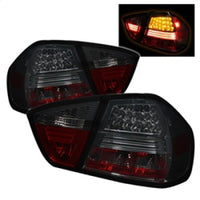 Thumbnail for Spyder BMW E90 3-Series 06-08 4Dr LED Tail Lights Smoke ALT-YD-BE9006-LED-SM