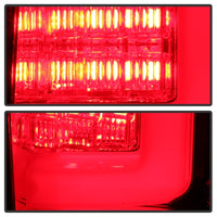 Thumbnail for Spyder 09-14 Ford F150 V2 Light Bar LED Tail Lights - Red Clear (ALT-YD-FF15009V2-LBLED-RC)