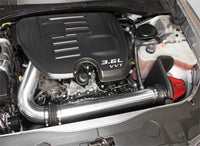 Thumbnail for Spectre 11-17 Challenger/Charger 3.6L Air Intake Kit - Polished w/Red Filter