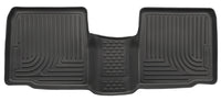 Thumbnail for Husky Liners 2015 Ford Explorer WeatherBeater 2nd Row Black Floor Liner
