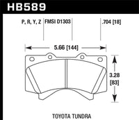 Thumbnail for Hawk 08-21 Toyota Land Cruiser HP Plus Brake Pad Set