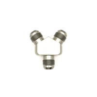 Thumbnail for DeatschWerks 10AN Male Flare + 10AN Male Flare To 10AN Male Flare Y-Block Fitting