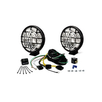 Thumbnail for KC HiLiTES Apollo Pro 5in. Halogen Light 55w Spot Beam (Pair Pack System) - Black