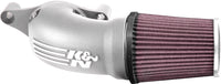 Thumbnail for K&N 17-18 Harley Davidson Touring Models Performance Air Intake System Silver