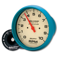 Thumbnail for AutoMeter Gauge Tach 5in. 10K RPM In-Dash W/Peak Memory Glow In Dark Ultra-Nite