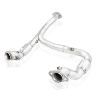 Thumbnail for Stainless Works 15-18 F-150 3.5L Downpipe 3in High-Flow Cats Y-Pipe Factory Connection
