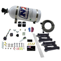 Thumbnail for Nitrous Express Dual/4150/Alcohol Nitrous Kit (50-300HP) w/10lb Bottle