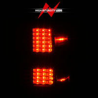 Thumbnail for ANZO 15-19 Chevy Silverado 2500HD/3500HD (Factory Halogen Only) LED Tail Lights Black w/Clear Lens