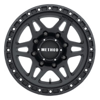 Thumbnail for Method MR312 18x9 +18mm Offset 8x170 130.81mm CB Matte Black Wheel