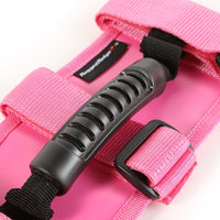 Thumbnail for Rugged Ridge Ultimate Grab Handles Pink 55-20 CJ/Jeep Wrangler /JT
