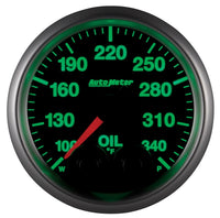 Thumbnail for Autometer Elite 52mm 100-340 Deg F Oil Temp Peak & Warn w/ Electronic Control Gauge