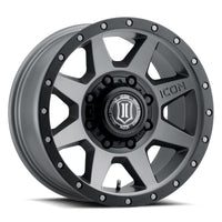 Thumbnail for ICON Rebound HD 18x9 8x180 12mm Offset 5.5in BS 124.2mm Bore Titanium Wheel