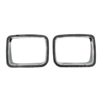 Thumbnail for Omix Headlight Bezel Chrome 87-95 Jeep Wrangler YJ