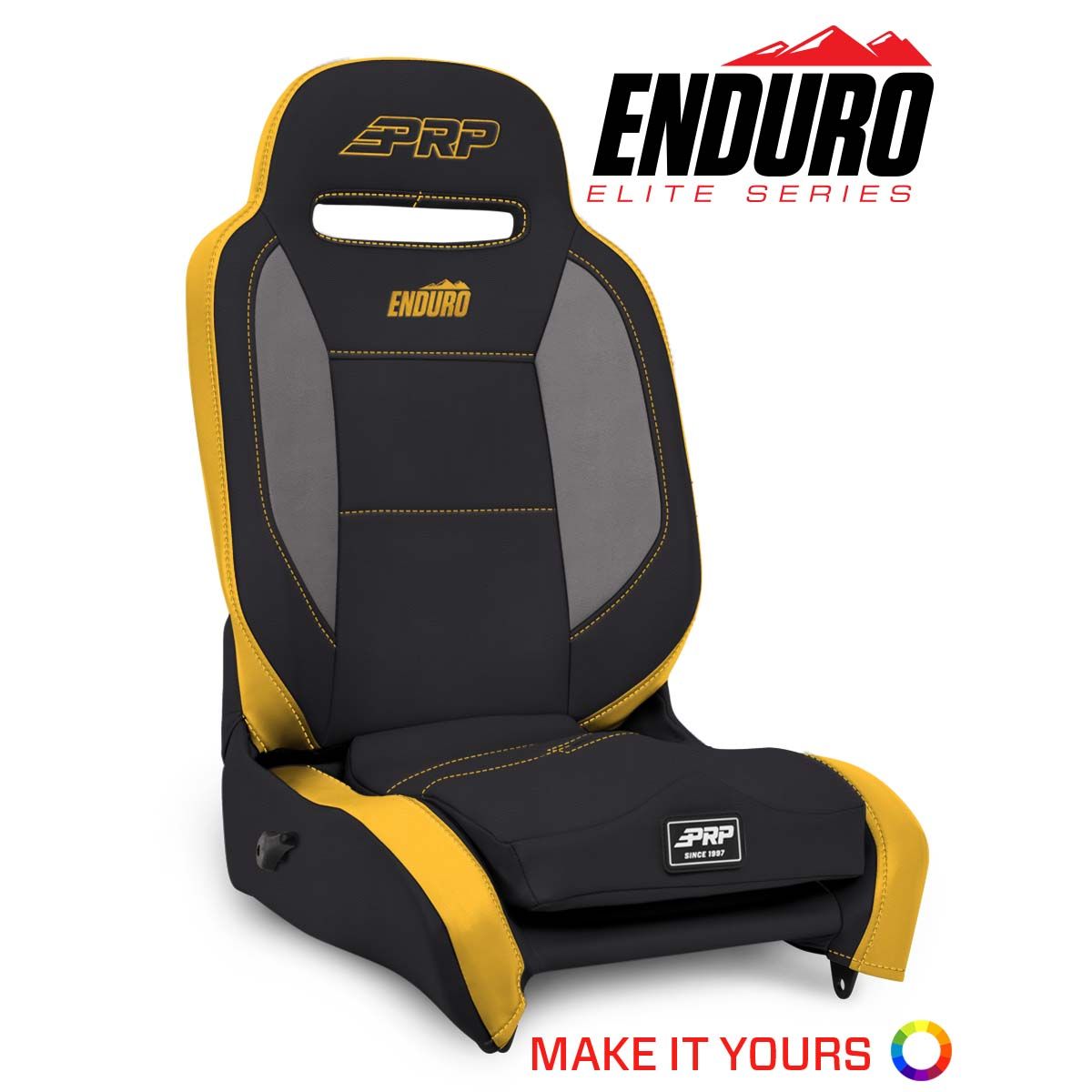 PRP Enduro Elite Reclining 4 In. Extra Tall Suspension Seat (Driver Side)