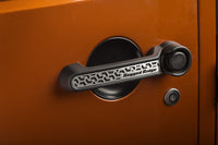 Thumbnail for Rugged Ridge Elite Dr Hndle Insert Contrast Tread4D 07-18 Jeep Wrangler JK