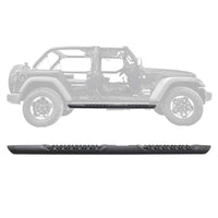 Thumbnail for Go Rhino V-Series V3 Side Step - Universal 74in. (Fits 4DR) - Tex. Blk