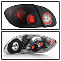 Thumbnail for Spyder Toyota Corolla 03-08 Euro Style Tail Lights Black ALT-YD-TC03-BK