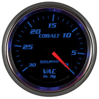 Thumbnail for Autometer Cobalt 2-5/8in. / 0-30 IN HG / Mechanical Vacuum Gauge
