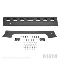 Thumbnail for Westin 18-19 Jeep Wrangler JL Front Bumper Skid Plate - Textured Black