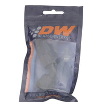 Thumbnail for DeatschWerks 6 AN Female Flare Swivel 60-Degree Hose End CPE - Anodized Matte Black