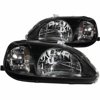 Thumbnail for ANZO 1999-2000 Honda Civic Crystal Headlights Black