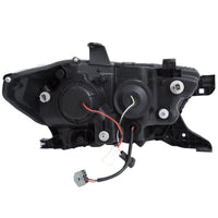 Thumbnail for ANZO 2016-2017 Toyota Tacoma Projector Headlights w/ Plank Style Design Chrome/Amber w/ DRL