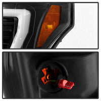 Thumbnail for Spyder Ford F250/350/450 11-16 V2 High-Power LED Headlights-White Light Bar-Black PRO-YD-FS11V2PL-BK