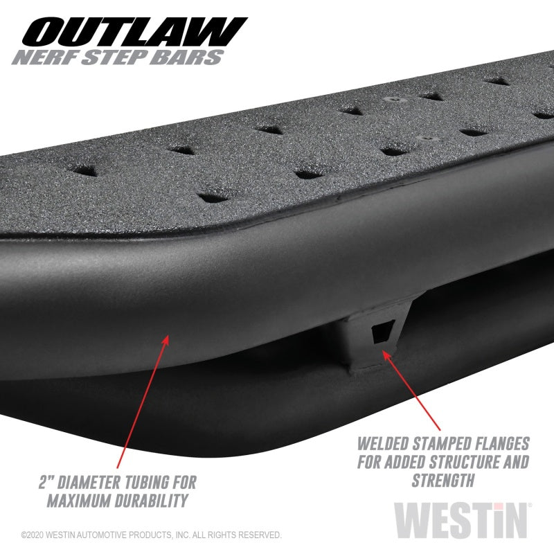 Westin Jeep Gladiator Nerf Step Bars Black