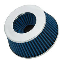 Thumbnail for Spectre Adjustable Conical Air Filter 2-1/2in. Tall (Fits 3in. / 3-1/2in. / 4in. Tubes) - Blue