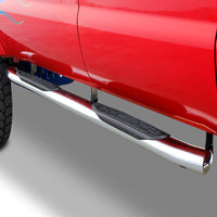 Thumbnail for Go Rhino 15-19 Chevrolet/GMC Silverado/Sierra 2500/3500HD CC Diesel 415 Series SideSteps - Polished