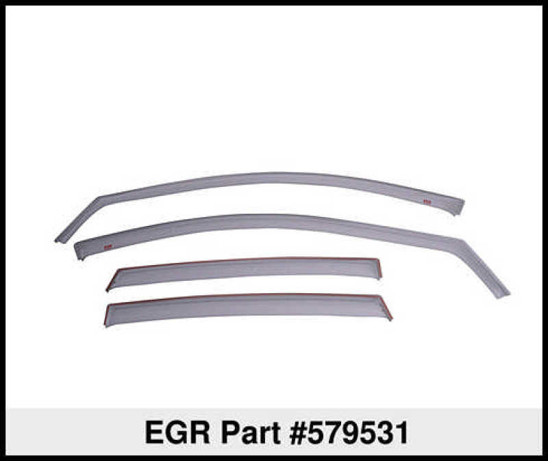 EGR 13-17 Honda Accord In-Channel Window Visors Front/Rear Set Dark Smoke