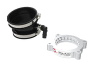 Thumbnail for aFe 2020 Vette C8 Silver Bullet Aluminum Throttle Body Spacer Works w/ Factory Intake Only - Silver