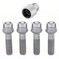 Thumbnail for McGard Wheel Lock Bolt Set - 4pk. (Radius Seat) M14X1.5 / 17mm Hex / 45.0mm Shank Length - Chrome