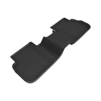 Thumbnail for 3D Maxpider 2022 Honda Civic Kagu Second Row Floormat - Black (No Rear USB Port)