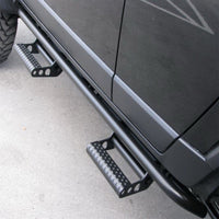 Thumbnail for N-Fab RKR Step System 07-17 Jeep Wrangler JK 4 Door All - Tex. Black - 1.75in