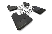 Thumbnail for Rally Armor 19-24 Jeep JT Gladiator (Mojave/Rubicon) Black Mud Flap w/Army Green Logo