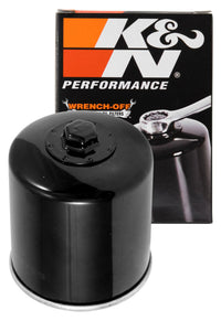 Thumbnail for K&N Oil Filter 08-17 Harley Davidson VRSCDX Night Rod Special 76 CI 3in OD x 3.844in Height