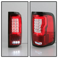 Thumbnail for Spyder Ford F150 04-08 Styleside Tail Light V2 - LED - Red Clear ALT-YD-FF15004V2-LBLED-RC