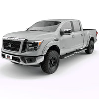 Thumbnail for EGR 16+ Nissan Titan XD Bolt-On Look Color Match Fender Flares - Set - Blizzard