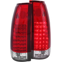 Thumbnail for ANZO 1999-2000 Cadillac Escalade LED Taillights Red Clear G2