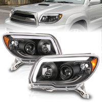 Thumbnail for ANZO 06-09 Toyota 4 Runner Projector Headlights Plank Style - Black