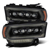 Thumbnail for AlphaRex 19-21 Ram 2500 NOVA LED Proj Headlights Plank Style Alpha Blk w/Activ Light/Seq Signal/DRL