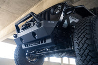 Thumbnail for DV8 Offroad 18-23 Jeep Wrangler JL/JT Front Bumper Sway-Bar Disconnect Motor Skid Plate