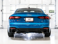 Thumbnail for AWE Tuning Audi B9.5 RS5 Sportback Non-Resonated Touring Edition Exhaust - RS-Style Diamond Blk Tips